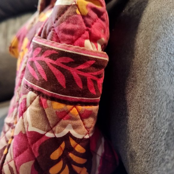 BUNDLE OF 2 VERA BRADLEY CARNABY TOTES GOOD CONDITION - 1 REVERSABLE - Picture 4 of 16